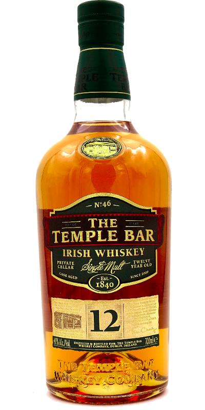 TEMPLE BAR 12 YR IRISH WHISKEY
